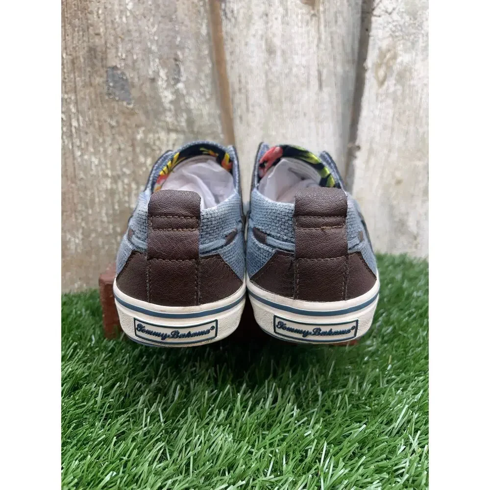 Tommy Bahama Stripes Boat Shoes Men's 8